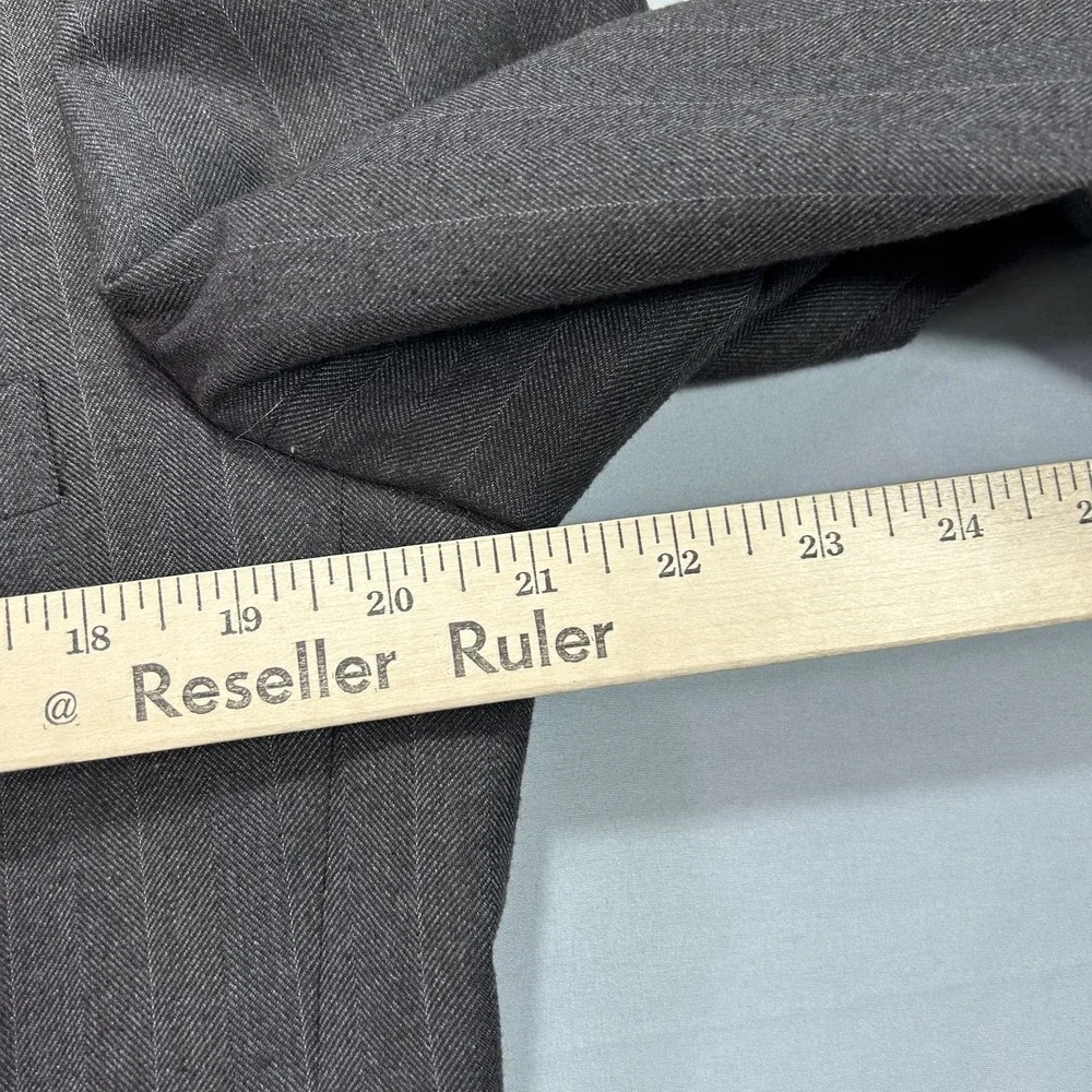 VINTAGE‎ Johnny Carson Blazer Mens 42 Pinstripe Wool Sport Coat Classic USA 90s